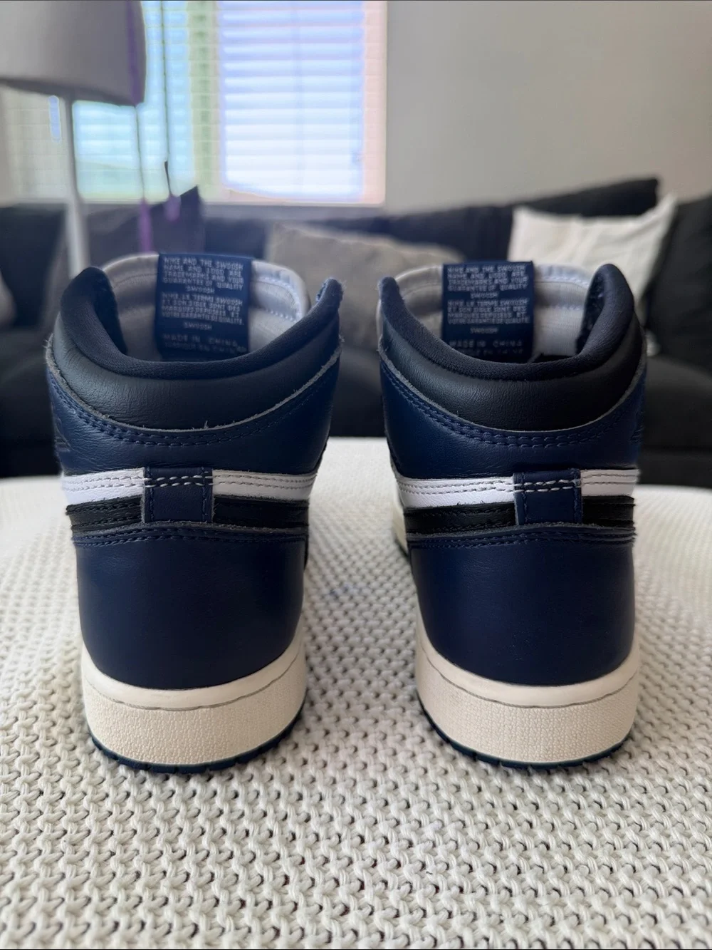 Air Jordan 1 High Top Midnight - Navy/White/Black